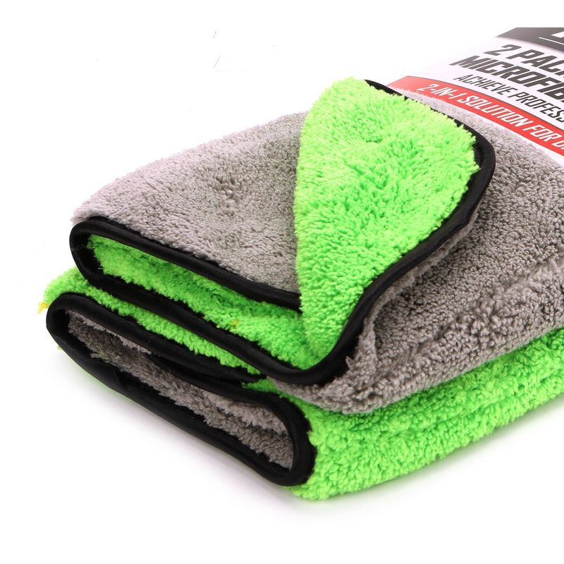 Turtle Wax Platinum 2pk Wash/Dry Microfiber Towels, 3 of 4