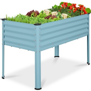 Best Choice Products 48x24x30in Elevated Galvanized Metal Garden Bed w/ Corner Protectors - 1 of 4