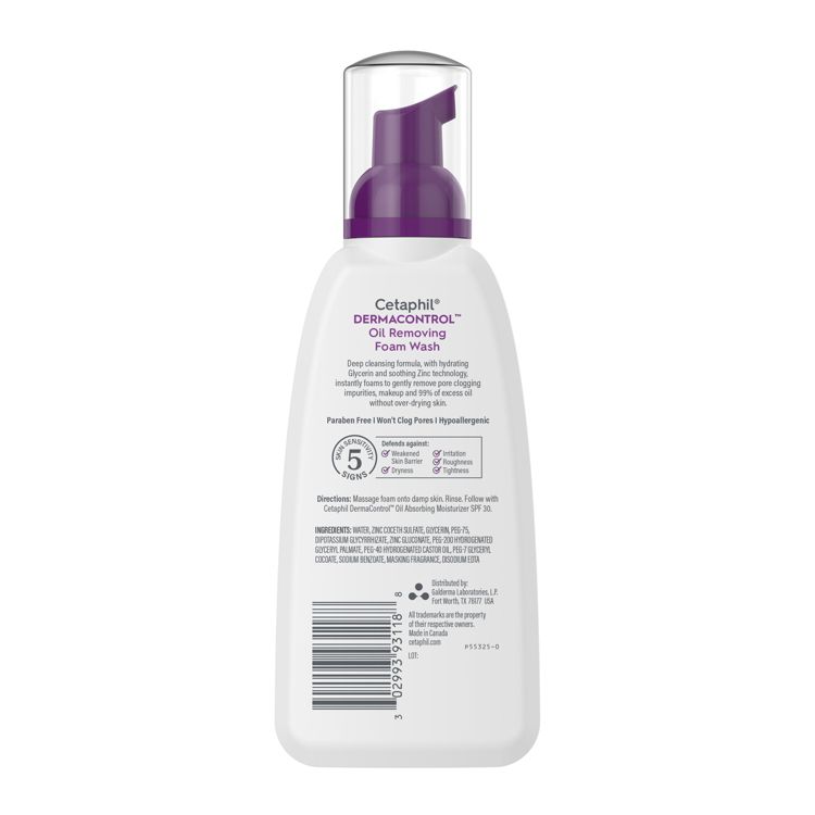 Cetaphil Pro Oil Removing Foam Face Wash - Unscented - 8oz, 2 of 9