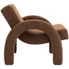 Meridian Furniture,Corduroy Corduroy Fabric Accent Chair - 4 of 4