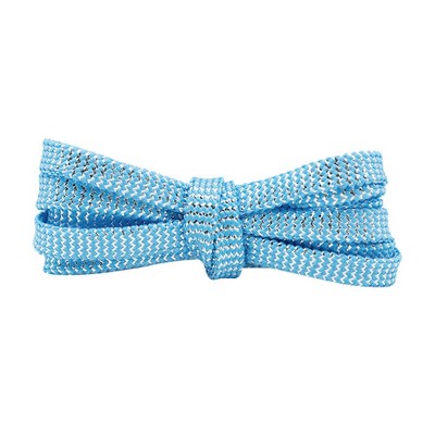 INSPIRE CHIC Glitter Shiny Metallic Wavy Flat Shoelaces for Sneakers 2 Pair