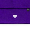 Dalix Lil Heart Embroidered Beanie Warm Winter Knit Hat Women - 2 of 4
