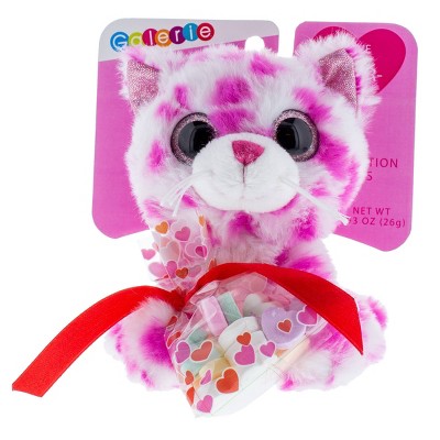 Galerie Valentine's Purple Cat Plush with Candy - 0.93oz