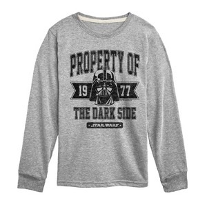 Boys' - Star Wars - Property Of The Dark Side Long Sleeve Graphic T-Shirt - 1 of 3