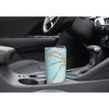 100 North 20 Ounce Stainless Steel On the Go Travel Tumbler With Push Top Lid, Basketball Sketch Teal - 3 of 4