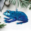 Poison Dart Frog Glass Christmas Ornament, Gift for Exotic Animal Lovers| OrnamentallyYou - 3 of 4