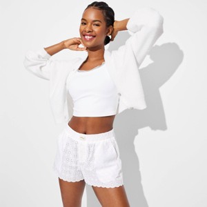 Women's Pull-on Boxer Shorts - Wild Fable™ - 1 of 3