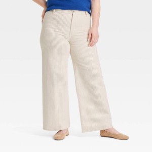 Women's High-Rise Sailor Wide Leg Ankle Jeans - Universal Thread™ - 1 of 3