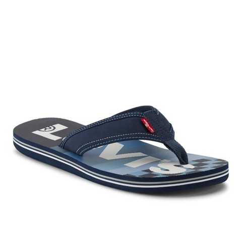 Levi's Mens Etna Casual Flip-flop Sandal Shoe, Navy, Size 7 : Target