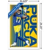 Trends International NFL Los Angeles Rams - Puka Nacua 24 Framed Wall Poster Prints - 3 of 4