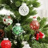 GAOMON 25 Pcs Christmas Ball Ornaments, 2.36 Inch Clear Sliver Christmas Tree Decorations - 2 of 4