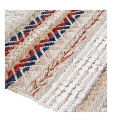 Niederndorf 32" Khaki and Multicolor Macrame Wall Hanging