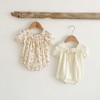 MyKids-USA Baby Girl Lovely Bow-Tie Short-Sleeved Onesies - 3 of 4