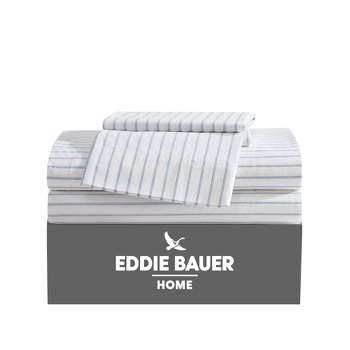 Eddie Bauer Essential Stripe Blue Full Sheet Set