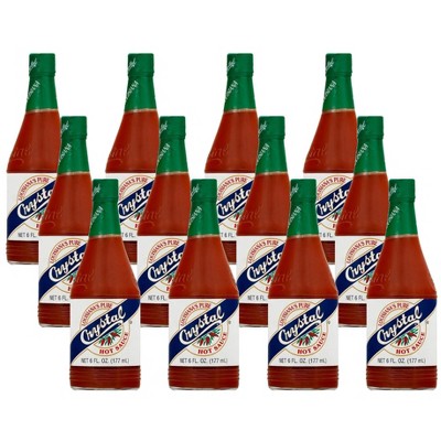 Crystal Hot Sauce - 12 pack, 6 oz