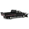 1/64 2020 Ford F-450 XLT Super Duty Dually with V-Plow & Dump Bed Black 51396-A - 3 of 4
