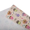 Unique Bargains Gift Wrap Paper Glossy Coated Paper 27.56 " x 19.69 " 5 Pcs - 4 of 4