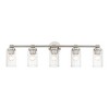 Livex Lighting Whittier 5 - Light Vanity in  Brushed Nickel - 4 of 4
