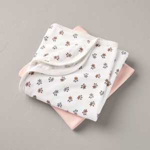 Printed Baby Swaddle Blankets 2pk - Hearth & Hand™ with Magnolia - 1 of 3