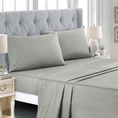 Home Mart Goods 9 Piece Bed-in-a-Bag Blue Floral Solid Soft Bedding Comforter Set — фото 6