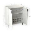 32" Bar Cabinet with Adjustable Shelf, Modern Sideboard Liquor Storage for Dining Room Kitchen-3irtyhousy - 4 of 4