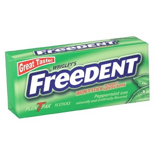 Freedent Peppermint Gum Peppermint 15 ea - 1 of 1