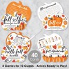 Big Dot of Happiness Fall Pumpkin - 4 Halloween or Thanksgiving Party Games - 10 Cards Each - Gamerific Bundle - image 2 of 4