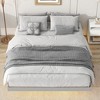 XIYUYEU Floating Bed Frame with LED Lights Underneath, Modern Low Profile Platform Bed with LED Lights - 3 of 4