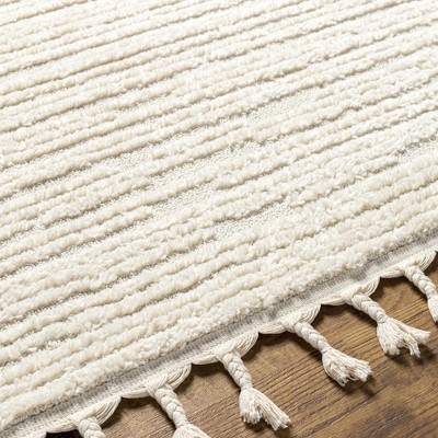 Hauteloom Rectangle Area Rug   Cream
