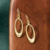 Ross-Simons 10kt Yellow Gold Oval Drop Earrings - 3 of 4