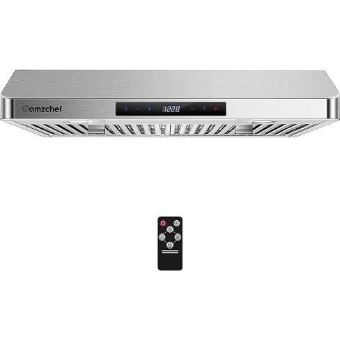 Range Hood 30 Inch, 700CFM,Stainless Steel Kitchen Stove Vent Hood,3 Speed Exhaust Fan Touch/Remote Control,LED lights Timer,High Suction power - image 1 of 4