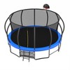 Jump Into Fun 15FT Recreational Trampolines With Ladder Enclosure Net And Anti Rust Coating Easy To Install & Built To Last For Kids And Adults - 3 of 4