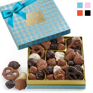 Chocila Chocolate Gift Basket, Gourmet Chocolates, Assorted Food Arrangement Platter, Birthday Present, Holiday, Corporate Parties, Candy Gifting Idea - 1 of 4