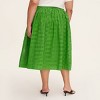 Women's Eyelet Volume Midi Skirt - kate spade new york x Target Green - 2 of 4