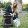 Small Cat and Dog Carrier Backpack, Two-Sided Entry Pet Backpack Travel Carrier, Airline-Approved, Padded Back Support - Tirrinia - 2 of 4