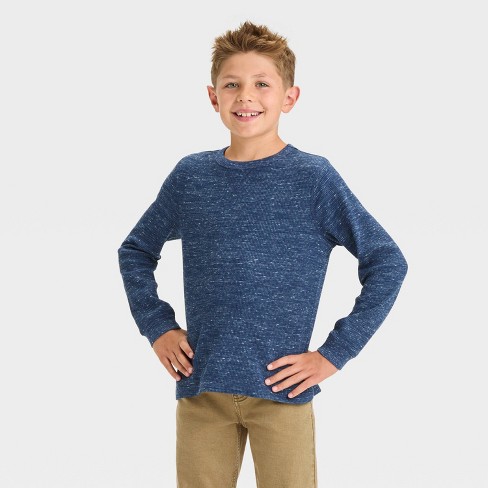 Boys long sleeve thermal shirts hotsell