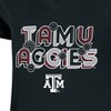 NCAA Texas A&M Aggies Girls' V-Neck T-Shirt - 3 of 3