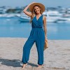 Women's Chic Sleeveless Jumpsuit for Beach Getaways - Cupshe - 4 of 4