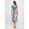 WEST K Women's Emma Ruched Midi Faux-Wrap Dress - 4 of 4