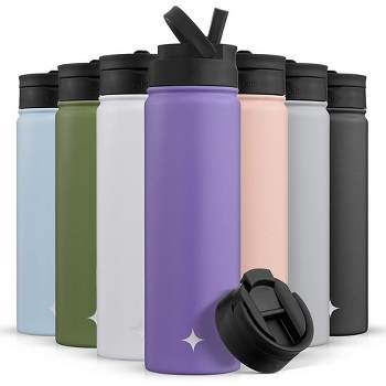 Simple Modern 22 oz Summit Water Bottle with Straw Lid - Gifts for Hydro  Vacuum Insulated Tumbler Flask Double Wall Liter - 18/8 Stainless Steel  -Riptide 