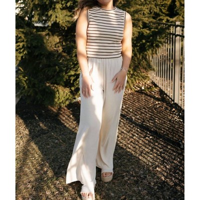 Women's Elastic Waist Pants - MIOU MUSE