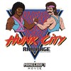 Men's A Minecraft Movie Hunk City Rampage T-Shirt - 3 of 4