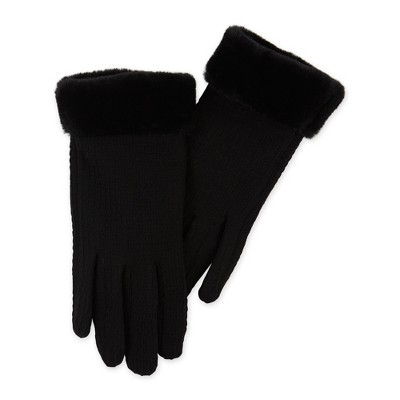 Hadley Wren Winter Waffle Gloves - Black