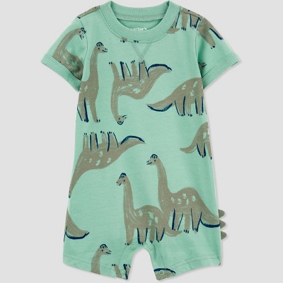 Carter's Just One You® Baby Boys' Dino Romper - Green 3M