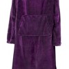 PAVILIA Wearable Blanket with Sleeves and Foot Pockets, Fleece Warm Snuggle Pocket Sleeved Throw for Women Men Adults - 4 of 4