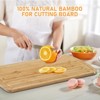 COZONY Carbonized Bamboo Stovetop Cover and Cutting Board with Juice Grooves - 4 of 4