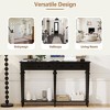 Whisen Retro Console Table with 4 Drawers and Open Shelf - 4 of 4