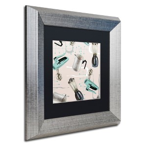 Trademark Fine Art -Color Bakery 'Fifties Patterns I' Matted Framed Art - 1 of 4