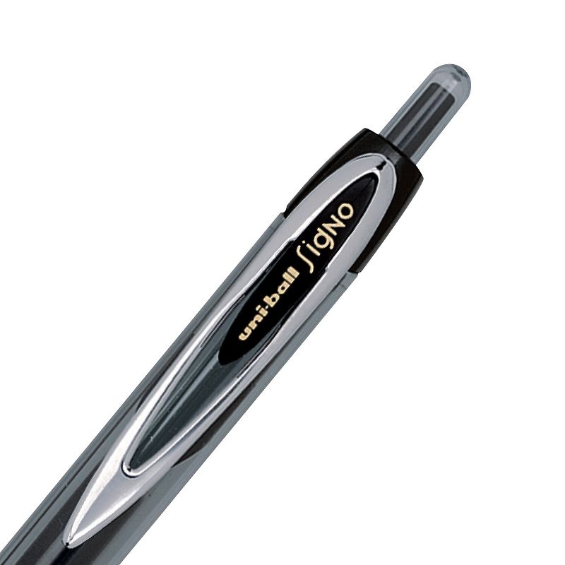 uni-ball uniball 207 Retractable Gel Pens Ultra Micro Point 0.38mm Black Ink Dozen (1790922), 5 of 10