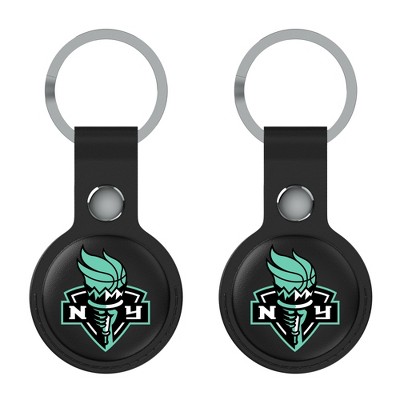 Keyscaper WNBA Insignia Black Airtag Holder 2-Pack